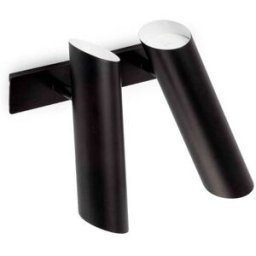 FARO BARCELONA Aplique acero negro mate 25x18x22 cm