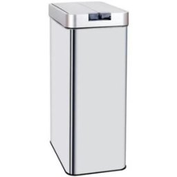 Kitchen Move Cubo de basura de cocina automático plata 70l