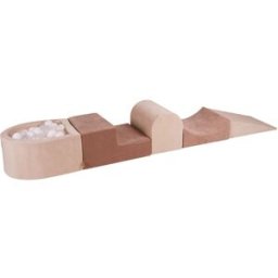 MeowBaby Parque infantil - bloques de escalada con piscina de bolas para niños