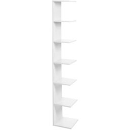 Beliani Estantería de pared 190 cm blanco