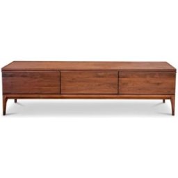 PIB Soporte de tv de nogal marron