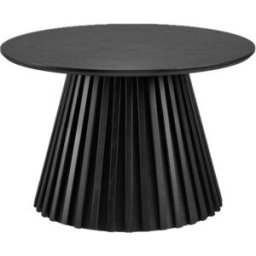 House Nordic Mesa de centro redonda acabado roble negro d70 cm