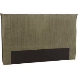 MACABANE Cabecero tapizado para camas de 140/160 cm, terciopelo verde