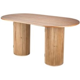 Nordlys Mesa de comedor redonda en madera de pino