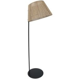 LUMISKY Lámpara de pie inalámbrica marrón h170cm