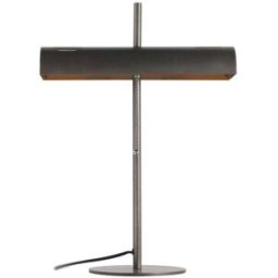 Lucande Lámpara de mesa de metal negro