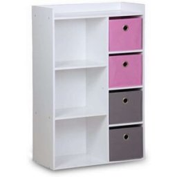 sweeek Mueble de almacenaje para niño, blanco