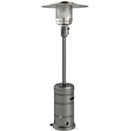 Outsunny Estufa gas exterior 82x82x222 cm gris