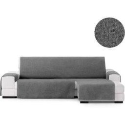 Eysa Funda chaise longue derecha vista frontal negro 290 cm