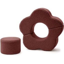 MeowBaby Parque de juegos de espuma para niños - marrón oscuro