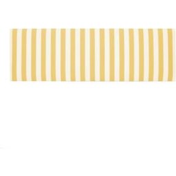 RNT by Really Nice Things Cabecero tapizado de tela rayas amarillas 165x52cm