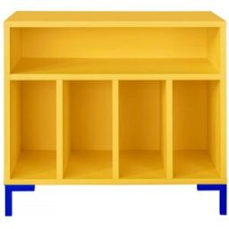 RNT by Really Nice Things Estantería infantil en MDF amarillo