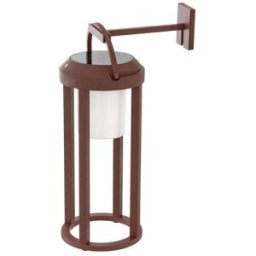 Lucande Lámpara solar exterior de aluminio negro