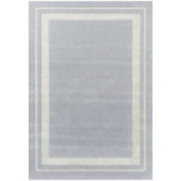Laura Ashley Alfombra de salón capitoné a mano en lana natural, plata 170x240