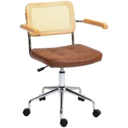 Homcom Silla de oficina 60x55.5x90 cm marrón