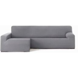 Eysa Funda de sofá chaise longue bielástica izquierda gris 250 - 310 cm