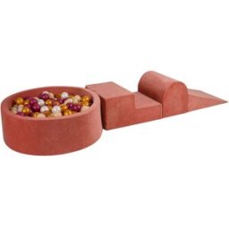 MeowBaby Parque infantil - bloques de escalada con piscina de bolas para niños