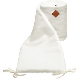 Sevira Kids Protector de cuna reversible para bebé nido de abeja