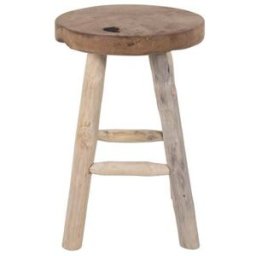 House Nordic Taburete de teca h45cm - natural