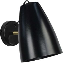 Tosel Aplique de pared articulado metal negro