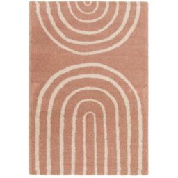 AFK Alfombra infantil gruesa y cómoda rosa 80 x 150 cm
