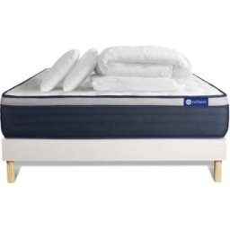 Actisom Pack colchón blanco espuma viscoelástica 180 x 200