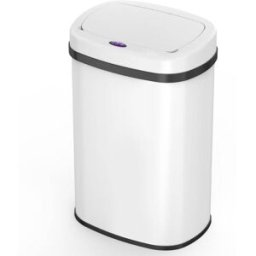 Kitchen Move Cubo de basura de cocina automático blanco 58l