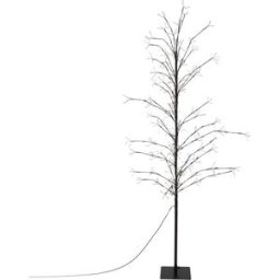 ECD Germany Árbol de navidad artificial 180cm con 480 luces LED blanco cálido