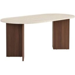 Calicosy Mesa de comedor bordes redondeados l180 cm -