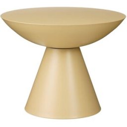 Mica Decorations Mesa auxiliar celise beige h44xb59xl59cm