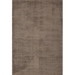 The carpet Alfombra diseño panglao moderna, alta densidad, marrón, 240 x 340 cm