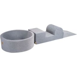 MeowBaby Parque infantil - bloques de escalada con piscina de bolas para niños