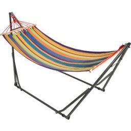 Outsunny Hamaca 270x100x94 cm multicolor
