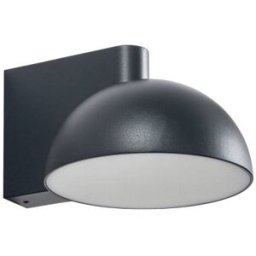 Lucande Lámpara de pared exterior de metal negro