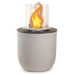 Chimenea de bioetanol divina fire beige d.35 x h55 cm