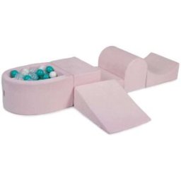 MeowBaby Parque infantil - bloques de escalada con piscina de bolas para niños