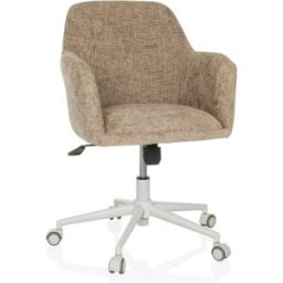 hjh LIVING Silla home office tela beige