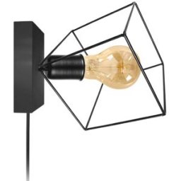 Tosel Aplique de pared cuadrado metal antracita