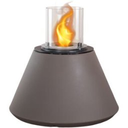 Chimenea de bioetanol divina fire gris tórtola d.60 x h56 cm