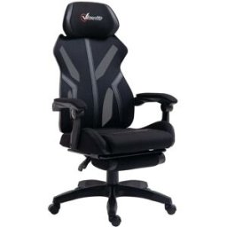 Vinsetto Silla de oficina 65x65x129 cm negro