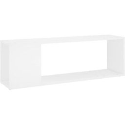 Maison Chic Mueble tv madera contrachapada blanco 100x24x32 cm