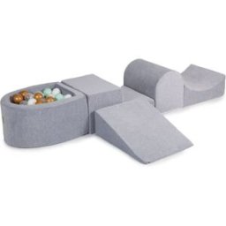 MeowBaby Parque infantil - bloques de escalada con piscina de bolas para niños