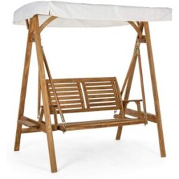 Konte.Design Mecedora de dos plazas de diseño elegante