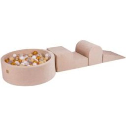 MeowBaby Parque infantil - bloques de escalada con piscina de bolas para niños