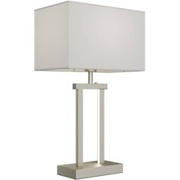 Lindby Lámpara de mesa de textura, tela, tejido, seda gris