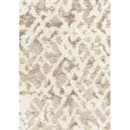 Livabliss Alfombra shaggy escandinava blanco/beige 160x220