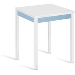 Portus Mesa cocina alta extensible libro 80(160)x80 cm azul pata blanco