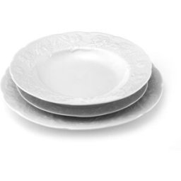 Medard de Noblat Vajilla de 18 piezas porcelana blanco