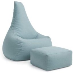 MeowBaby Puf pera infantil exterior con reposapiés