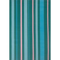 Nazar Alfombra para interior/exterior de rayas verde 120x180 cm
